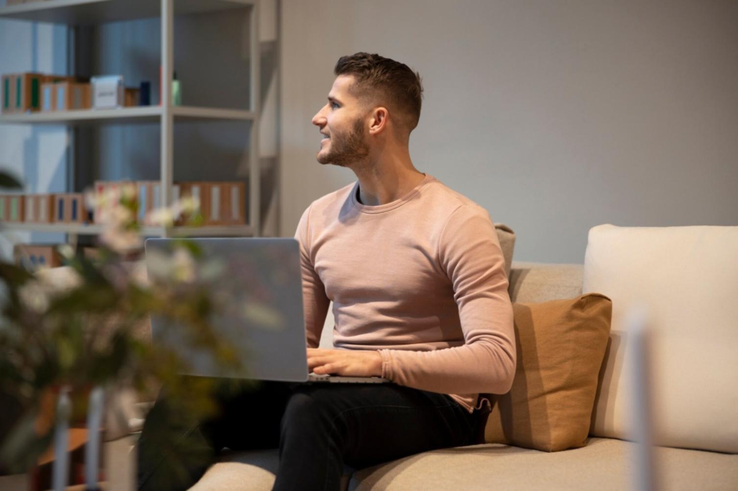 Business owner reviewing financial records and preparing data for assessment